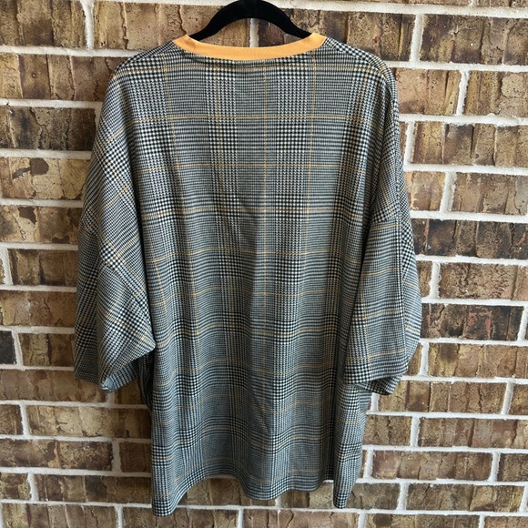 ASOS Plaid Blouse with Yellow Accents - Picture 3 of 5